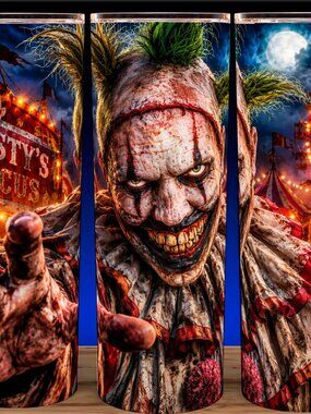 Twisty the Clown American Horror Story Clown Halloween Cup Mug Tumbler 20oz